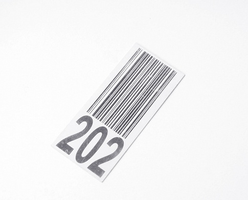 Bar codes, serial numbers